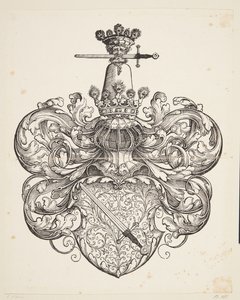Herb rodu Kress von Kressenstein autorstwa Hans Sebald Beham