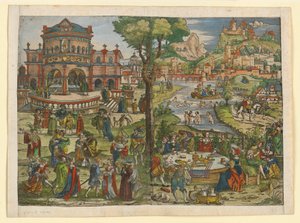 Uczta Herodiady autorstwa Hans Sebald Beham
