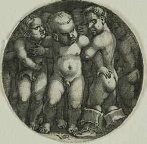 Ośmiu chłopców autorstwa Hans Sebald Beham