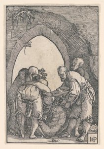 Złożenie do grobu autorstwa Hans Sebald Beham