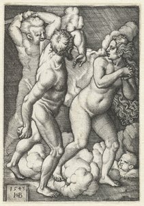 Wypędzenie z raju autorstwa Hans Sebald Beham