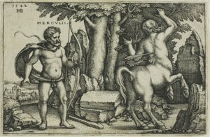 Herkules i Nessus autorstwa Hans Sebald Beham
