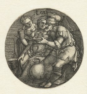 Lot i jego córki autorstwa Hans Sebald Beham