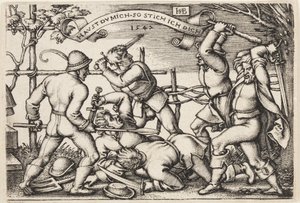 Chłopska Bójka autorstwa Hans Sebald Beham
