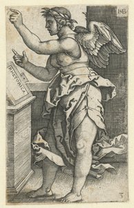 Retoryka Retoryka (tytuł na przedmiocie) Siedem sztuk wyzwolonych (tytuł serii) autorstwa Hans Sebald Beham