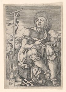 Św Antoniego Pustelnika autorstwa Hans Sebald Beham