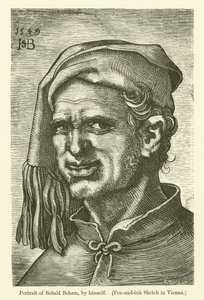 Autoportret niemieckiego malarza i grafika Sebalda Behama autorstwa Hans Sebald Beham