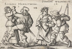 Wrzesień i październik autorstwa Hans Sebald Beham
