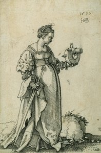 Św. Katarzyna Aleksandryjska autorstwa Hans Sebald Beham