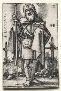 Św. Jakub Wielki autorstwa Hans Sebald Beham