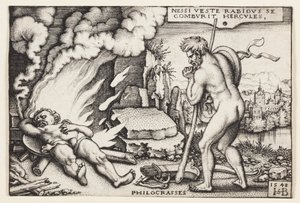 Śmierć Herkulesa autorstwa Hans Sebald Beham