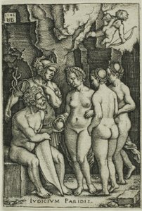 Wyrok Paryża autorstwa Hans Sebald Beham