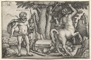 Herkules i Nessus autorstwa Hans Sebald Beham