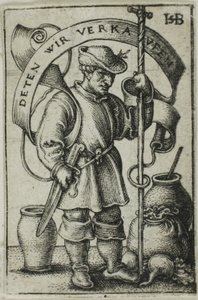 Chłop targowy autorstwa Hans Sebald Beham