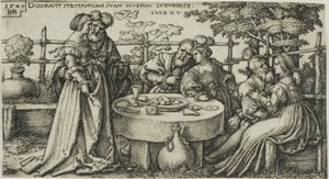Syn marnotrawny marnuje swoją fortunę, płyta druga z Historii syna marnotrawnego autorstwa Hans Sebald Beham
