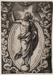 Zbawiciel autorstwa Hans Sebald Beham