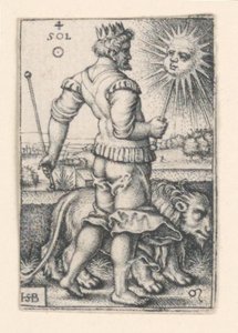 Słońce z Siedmiu Planet autorstwa Hans Sebald Beham