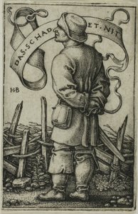 Chłop od pogody „To nie boli” autorstwa Hans Sebald Beham