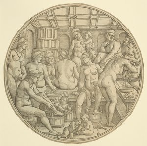Kąpiel dla kobiet autorstwa Hans Sebald Beham