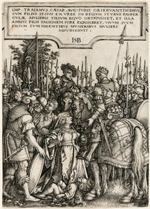 Sprawiedliwość Trajana autorstwa Hans Sebald Beham