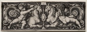 Dwóch geniuszy autorstwa Hans Sebald Beham