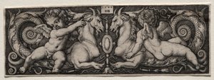 Dwóch Genii autorstwa Hans Sebald Beham
