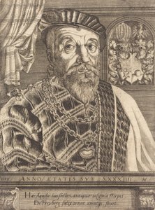 Pancraz von Freyberg Hohenschau, 1553. autorstwa Hans Sebald Lautensack