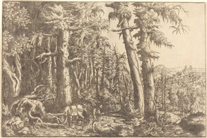Dobry Samarytanin, c. 1558. autorstwa Hans Sebald Lautensack