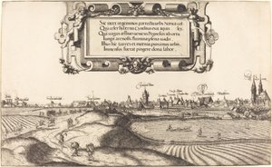 Widok Norymbergi od wschodu [część lewa], 1552.