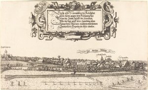 Widok Norymbergi od wschodu [część prawa], 1552. autorstwa Hans Sebald Lautensack