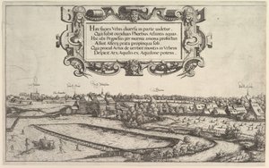 Widok Norymbergi od zachodu, 1552 r.
