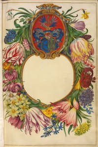 Język niemiecki: Strona tytułowa Moller-Florilegium (1) autorstwa Hans Simon Holtzbecker
