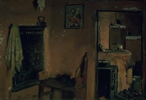 Wnętrze domu chłopskiego