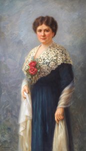 portret damy autorstwa Hans Stalzer