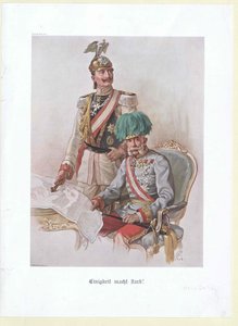 Cesarz niemiecki i król Prus Wilhelm II autorstwa Hans Stalzer