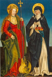 Św. Małgorzata i św. Ottilia - ołtarz w Inzigkofen