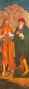 Johannes der Täufer und Joachim Jan Chrzciciel i Joachim - Inzigkofen Altar