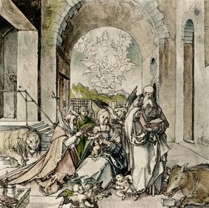 Madonna ze św. Hieronima i Antoniego autorstwa Hans Suess Kulmbach