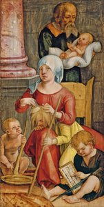Maria Salome i jej rodzina, 1515 autorstwa Hans Suess Kulmbach