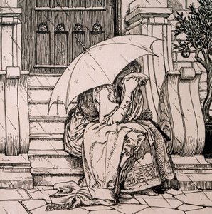 Ilustracja do bajki Hansa Christiana Andersena (1805-1875) autorstwa Hans Tegner