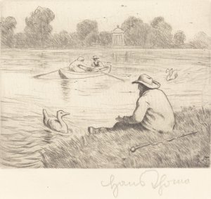Spokojna wycieczka autorstwa Hans Thoma