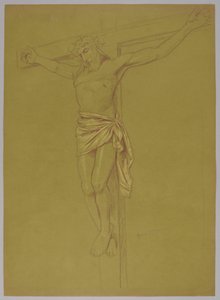 Chrystus na krzyżu autorstwa Hans Thoma