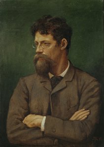 Tam maluje Albert Lang autorstwa Hans Thoma