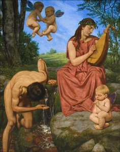 Źródło (The Spring) autorstwa Hans Thoma
