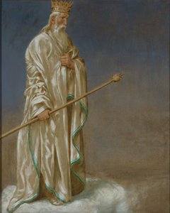 Styczeń (Król Lodu) autorstwa Hans Thoma