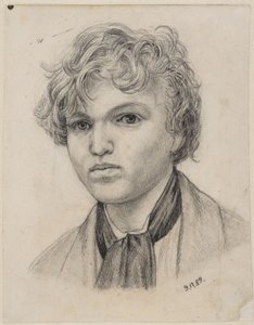 Autoportret z młodości autorstwa Hans Thoma