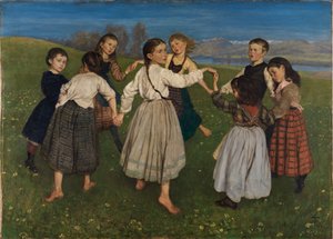 Taniec dziecięcy autorstwa Hans Thoma
