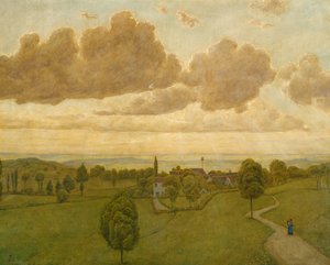 Krajobraz autorstwa Hans Thoma