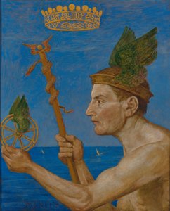 Merkury autorstwa Hans Thoma