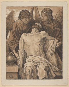 Pieta anielska autorstwa Hans Thoma